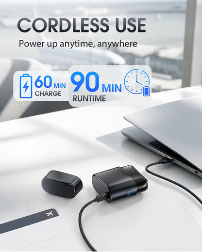 Rasoio Elettrico Barba | Rasoio a Lamina Impermeabile IPX7 per Rasatura Precisa e Comfort 3