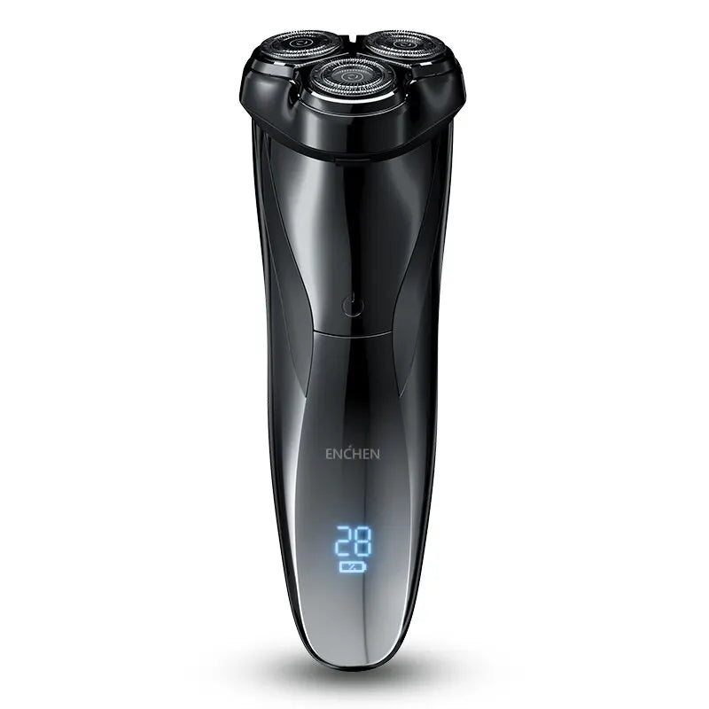 Rasoio Elettrico Barba con Display Digitale e Design Impermeabile IPX7 | Rasoio a Doppio Uso per Rasatura Asciutta e Bagnata 6
