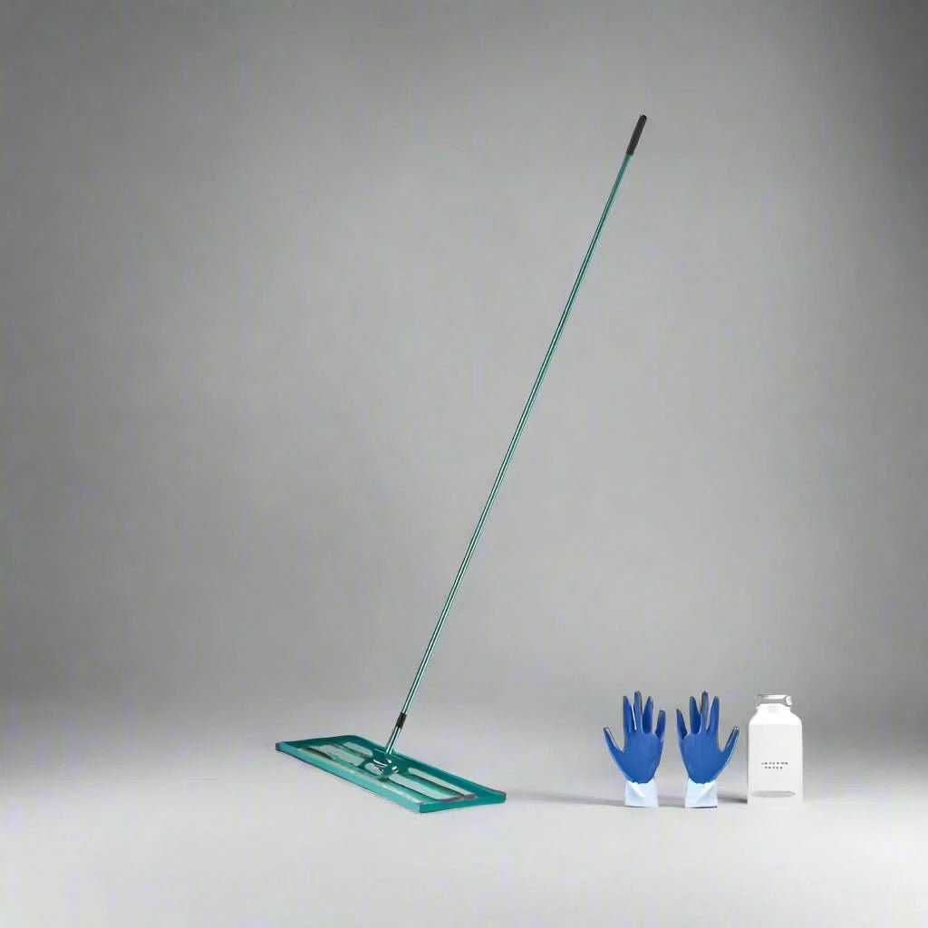 Garden Rake | Gardening Rakes with Ergonomic Handle | Wide Surface for Leveling Lawns