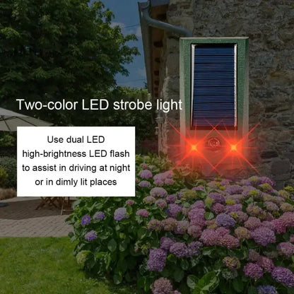 Solar Pigeon Repellent | Waterproof Ultrasonic Device with Flashing LED | Effective Protection for Gardens and Outdoor Spaces