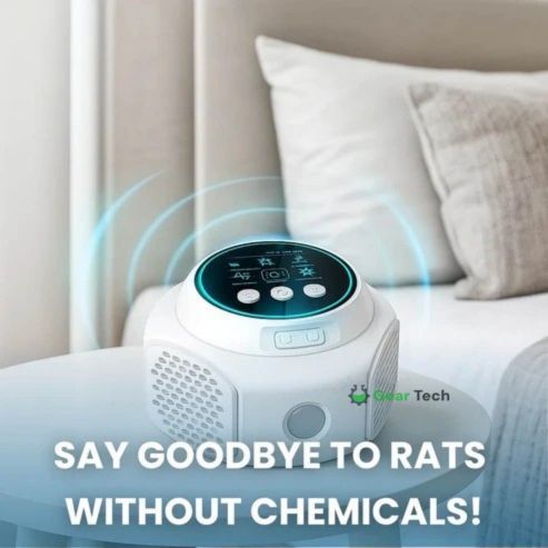Repellente Ultrasuoni per Ratti e Topi | Sicuro e Silenzioso per Uso Interno ed Esterno | Copertura Fino a 3200 Piedi Quadrati 2