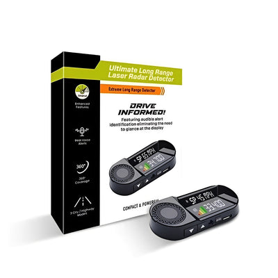 Détecteur radar solaire pour véhicules avec alerte LED - Sécurité et confort en voyage