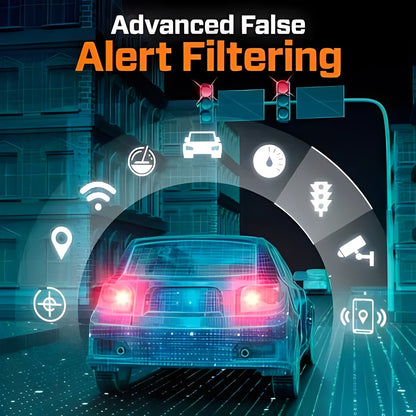 Solar Radar Detector for Vehicles with LED Alert - Safety and Comfort on the Road