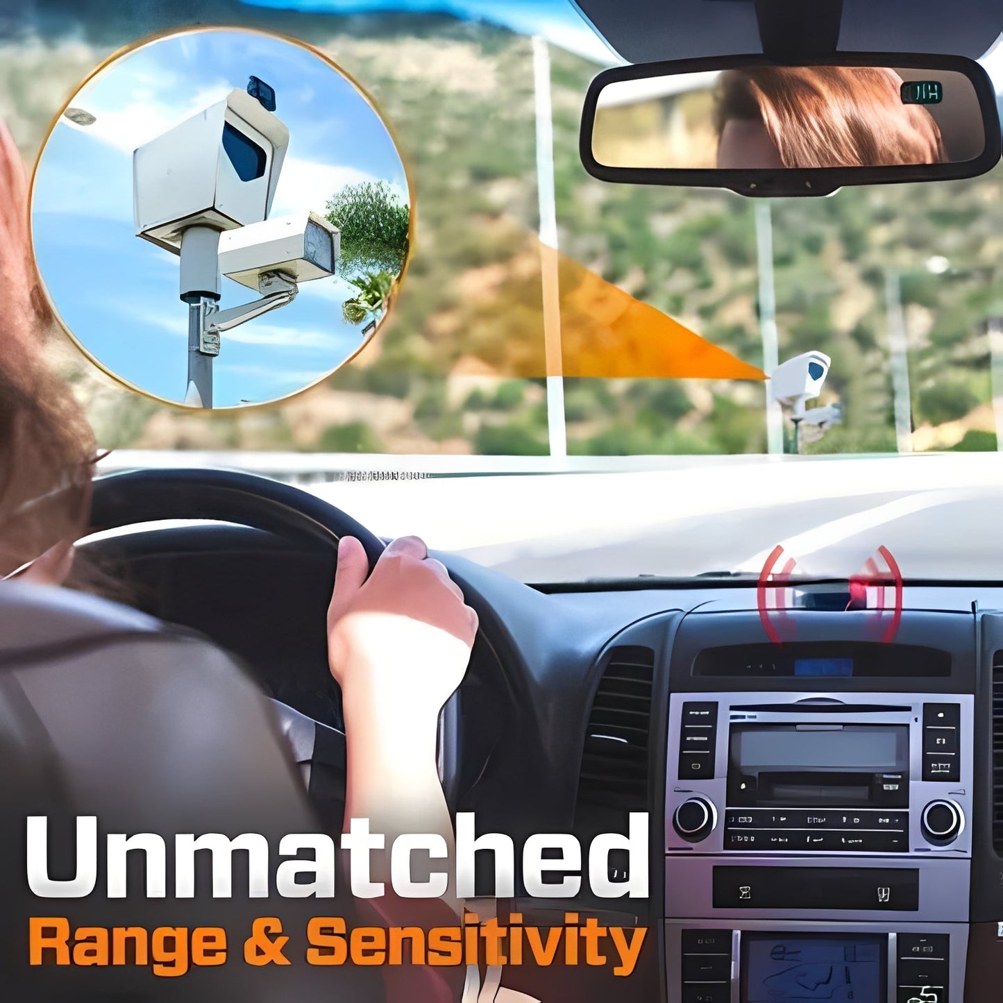 Solar Radar Detector for Vehicles with LED Alert - Safety and Comfort on the Road