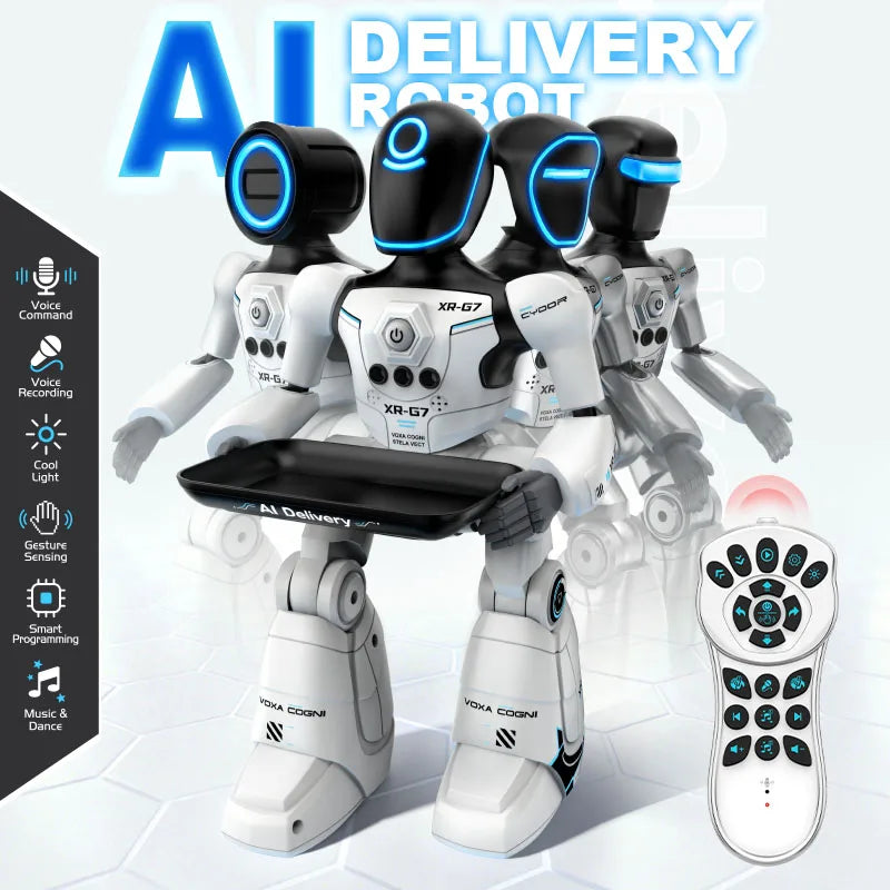 Robot Giocattolo Intelligente con Controllo Vocale e Gestuale | Mini Robot Danzante per Divertimento e Creatività 0