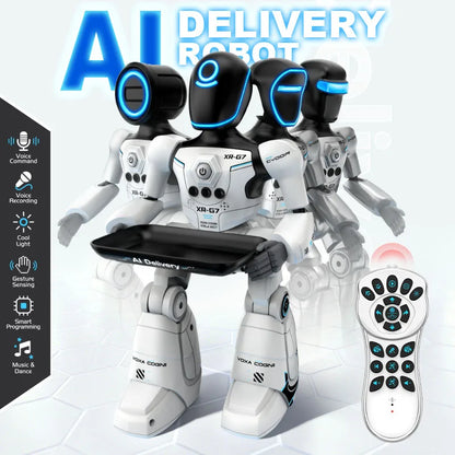 Robot Giocattolo Intelligente con Controllo Vocale e Gestuale | Mini Robot Danzante per Divertimento e Creatività 0