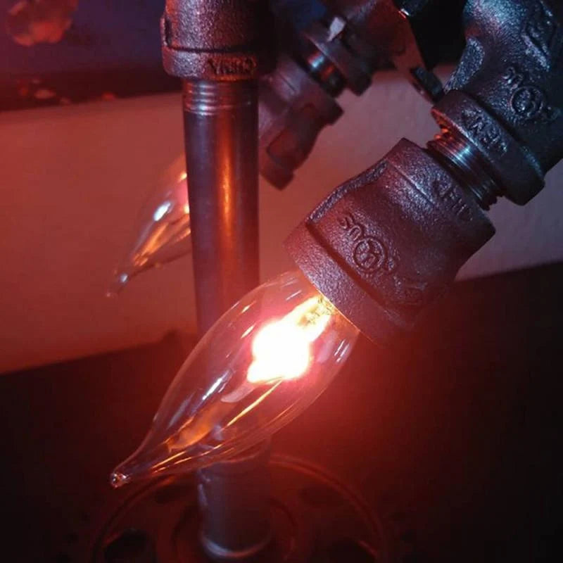 RocketLamp | Unique Retro Industrial LED Table Light for Home Decor 3