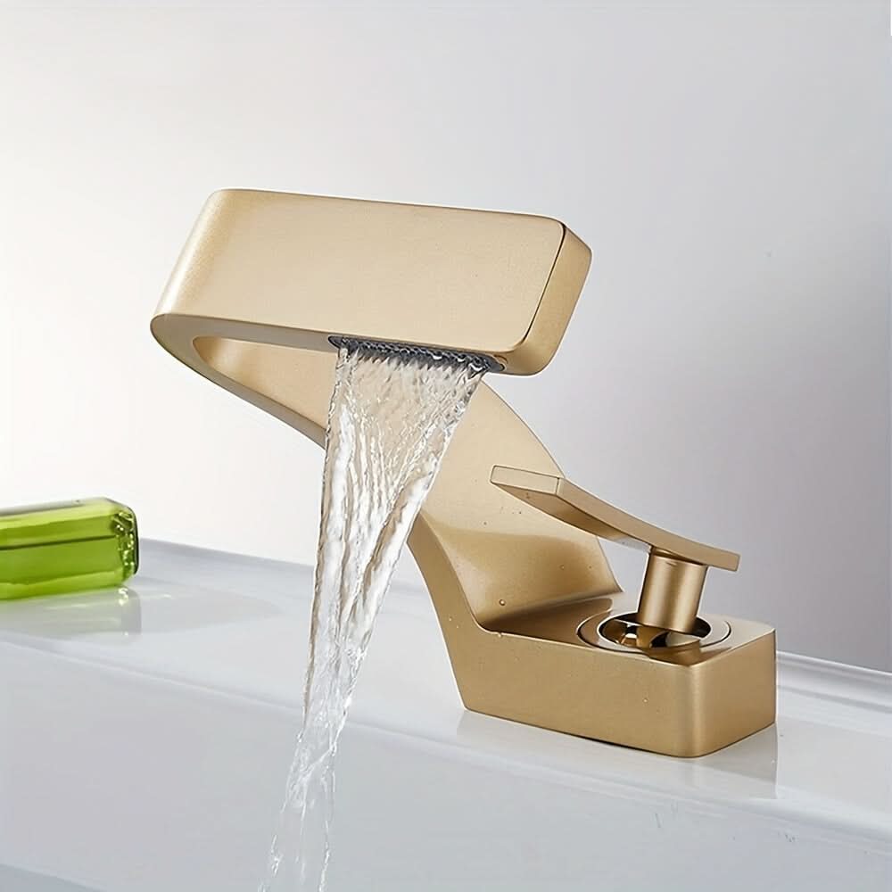 Rubinetto Da Bagno Moderno | Acciaio Inox 304 con Flusso a Cascata | Design Elegante per Stile e Funzionalità 0
