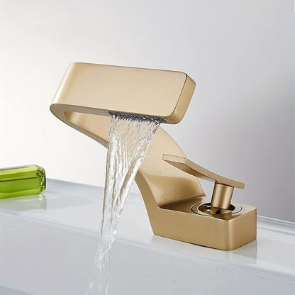 Rubinetto Da Bagno Moderno | Acciaio Inox 304 con Flusso a Cascata | Design Elegante per Stile e Funzionalità 0