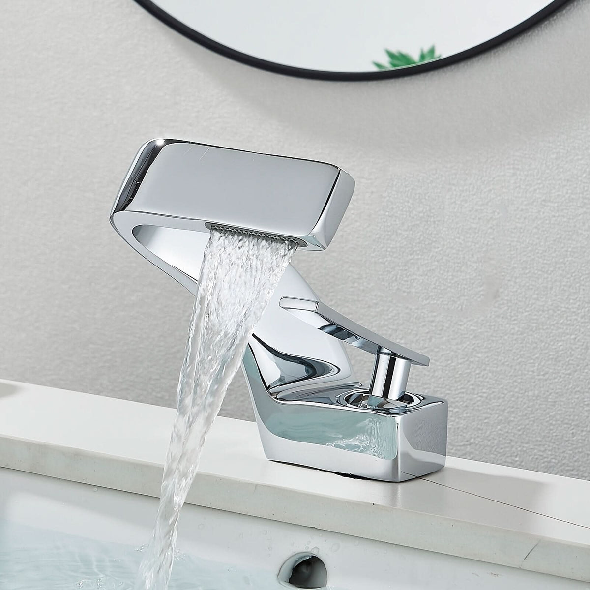 Rubinetto Da Bagno Moderno | Acciaio Inox 304 con Flusso a Cascata | Design Elegante per Stile e Funzionalità 2