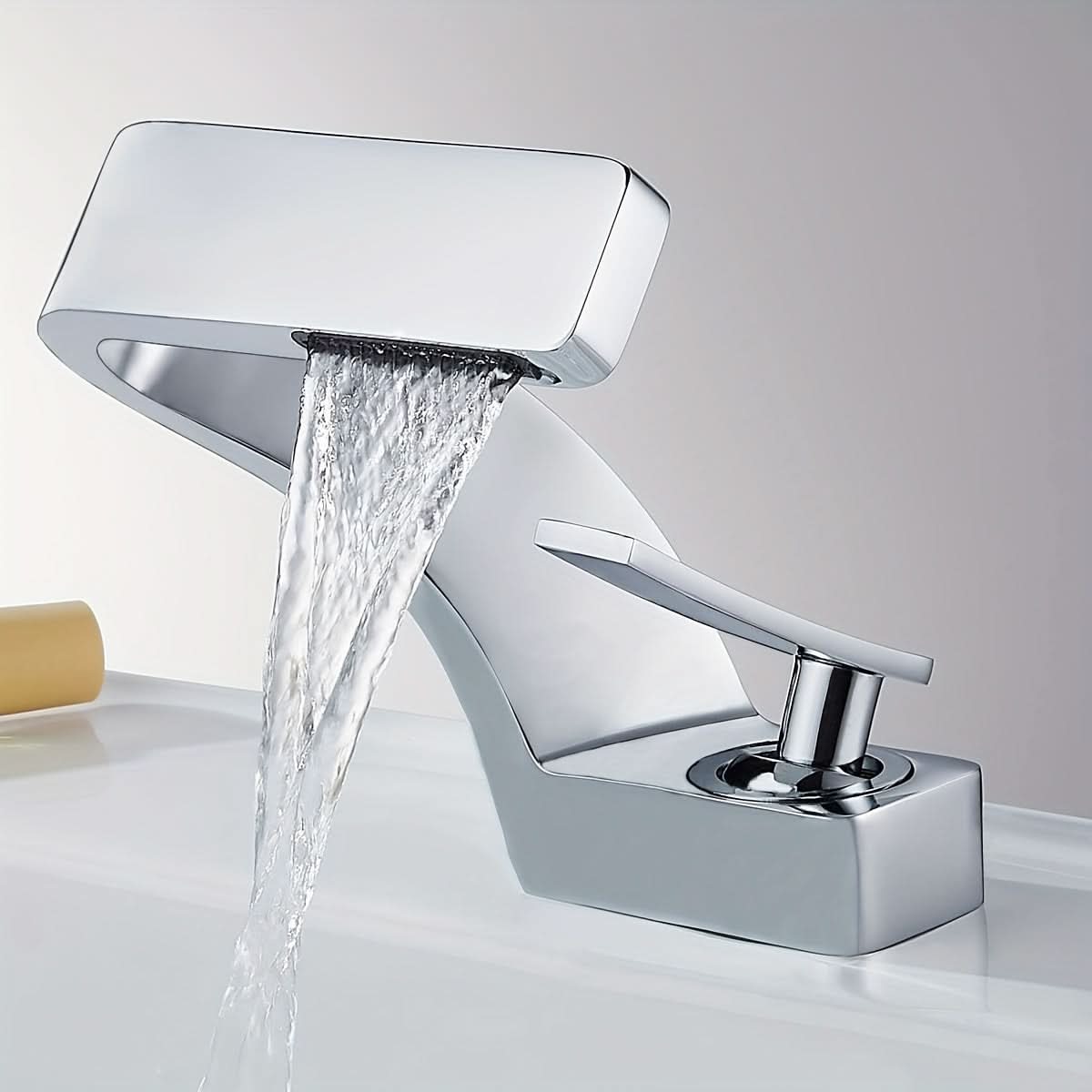 Rubinetto Da Bagno Moderno | Acciaio Inox 304 con Flusso a Cascata | Design Elegante per Stile e Funzionalità 4