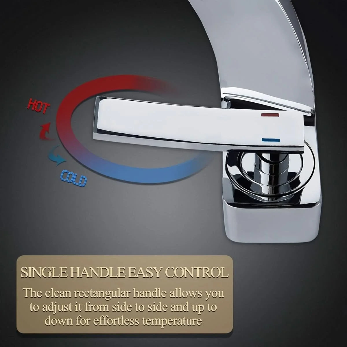 Rubinetto Da Bagno Moderno | Acciaio Inox 304 con Flusso a Cascata | Design Elegante per Stile e Funzionalità 7