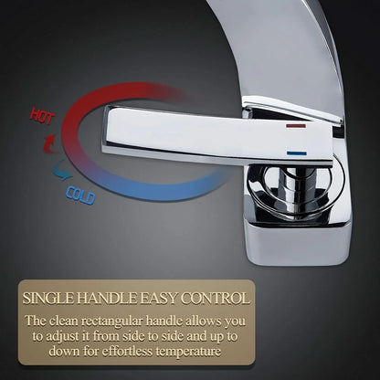 Rubinetto Da Bagno Moderno | Acciaio Inox 304 con Flusso a Cascata | Design Elegante per Stile e Funzionalità 7