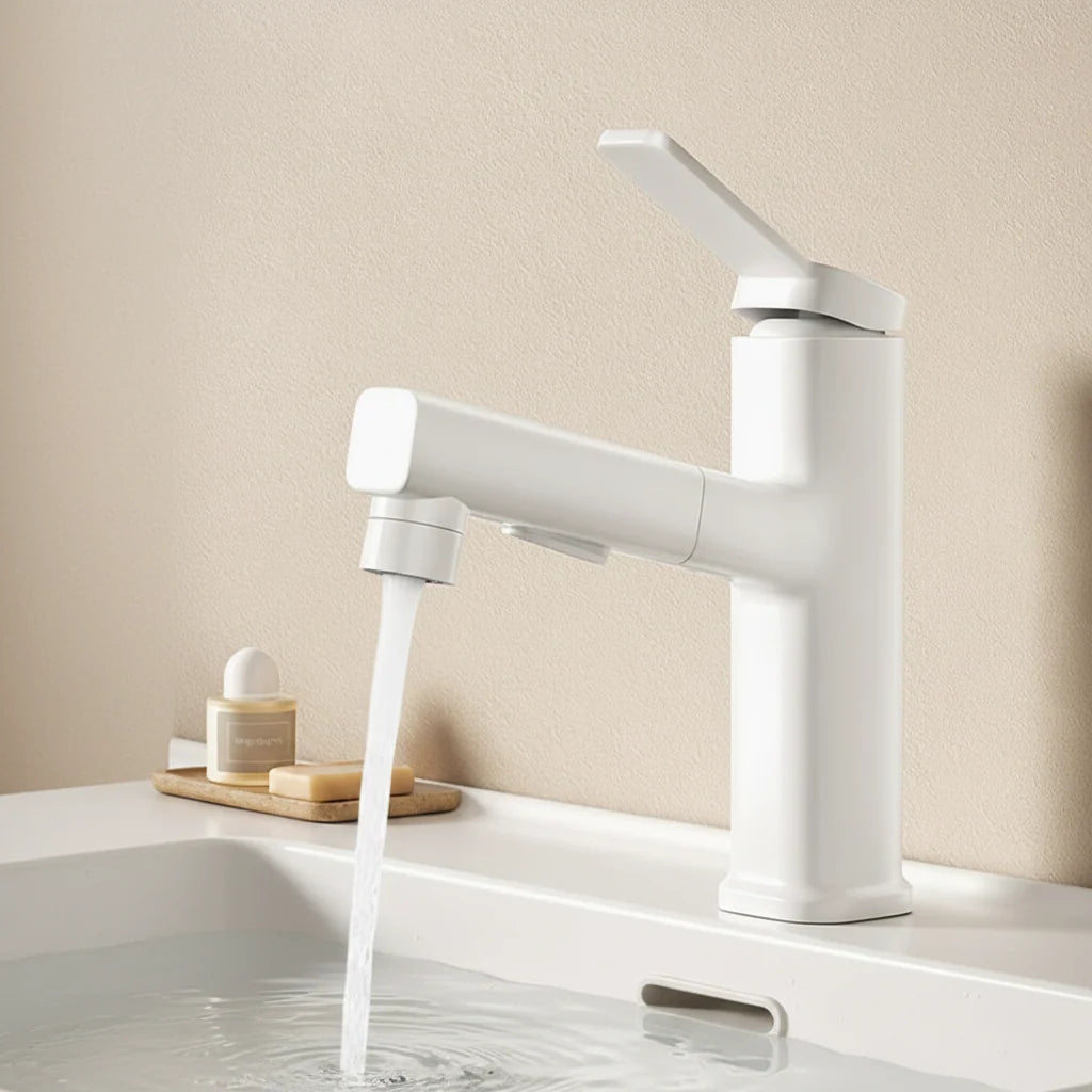 Rubinetto Estraibile per Lavabo con 3 Modalità di Flusso | Design Moderno per Cucina e Bagno 10