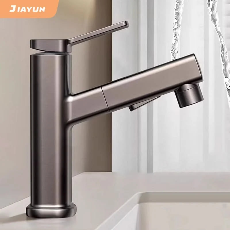 Rubinetto Estraibile per Lavabo con 3 Modalità di Flusso | Design Moderno per Cucina e Bagno 3