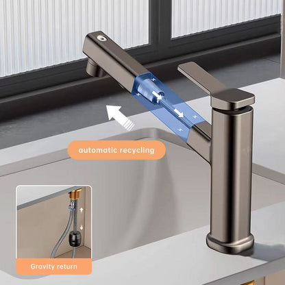 Rubinetto Estraibile per Lavabo con 3 Modalità di Flusso | Design Moderno per Cucina e Bagno 7