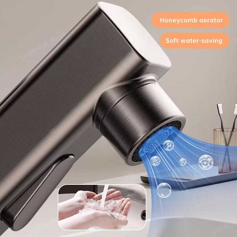 Rubinetto Estraibile per Lavabo con 3 Modalità di Flusso | Design Moderno per Cucina e Bagno 8