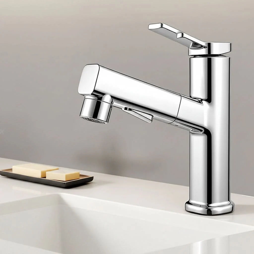 Rubinetto Estraibile per Lavabo con 3 Modalità di Flusso | Design Moderno per Cucina e Bagno 9