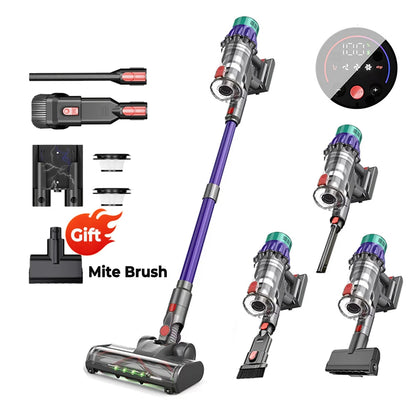 Cordless Vacuum Cleaner | Powerful 55kPa Suction and Ergonomic Design | Ideal for Efficient and Effortless Cleaning