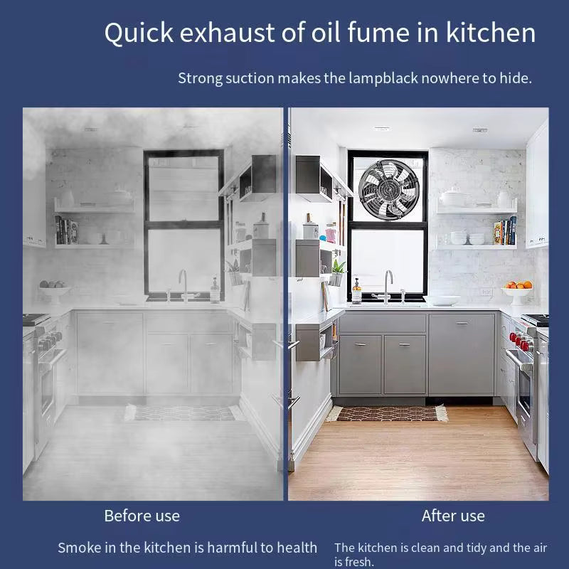 Silent Fan with Durable Design | Efficient Ventilation for Clean Air in Kitchens and Offices