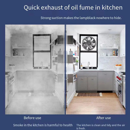 Silent Fan with Durable Design | Efficient Ventilation for Clean Air in Kitchens and Offices
