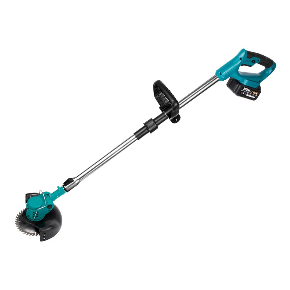 Foldable Electric Lawn Mower with 18V Battery and Three Adjustable Blades | Efficient Cordless Cutting Tool with Ergonomic Comfort