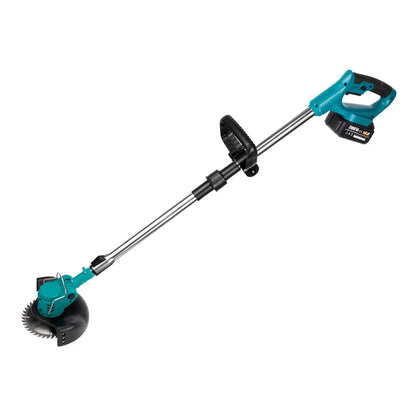 Foldable Electric Lawn Mower with 18V Battery and Three Adjustable Blades | Efficient Cordless Cutting Tool with Ergonomic Comfort