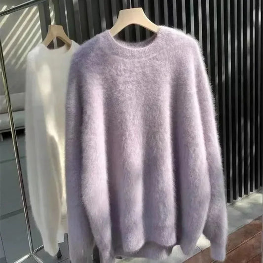Mirta | Weicher, flauschiger Oversize-Pullover für Damen - Lässige Wärme