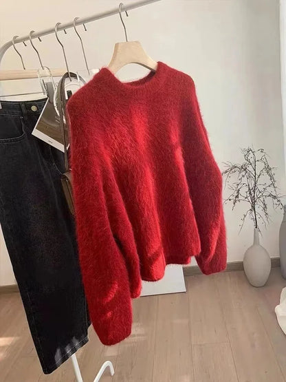 Mirta | Soft, Fluffy Oversized Women's Sweater - Casual Warmth
