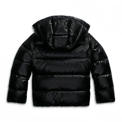 Ilenia | Giubbotto Donna Imbottito con Cappuccio e Finitura Lucida - Calore Leggero