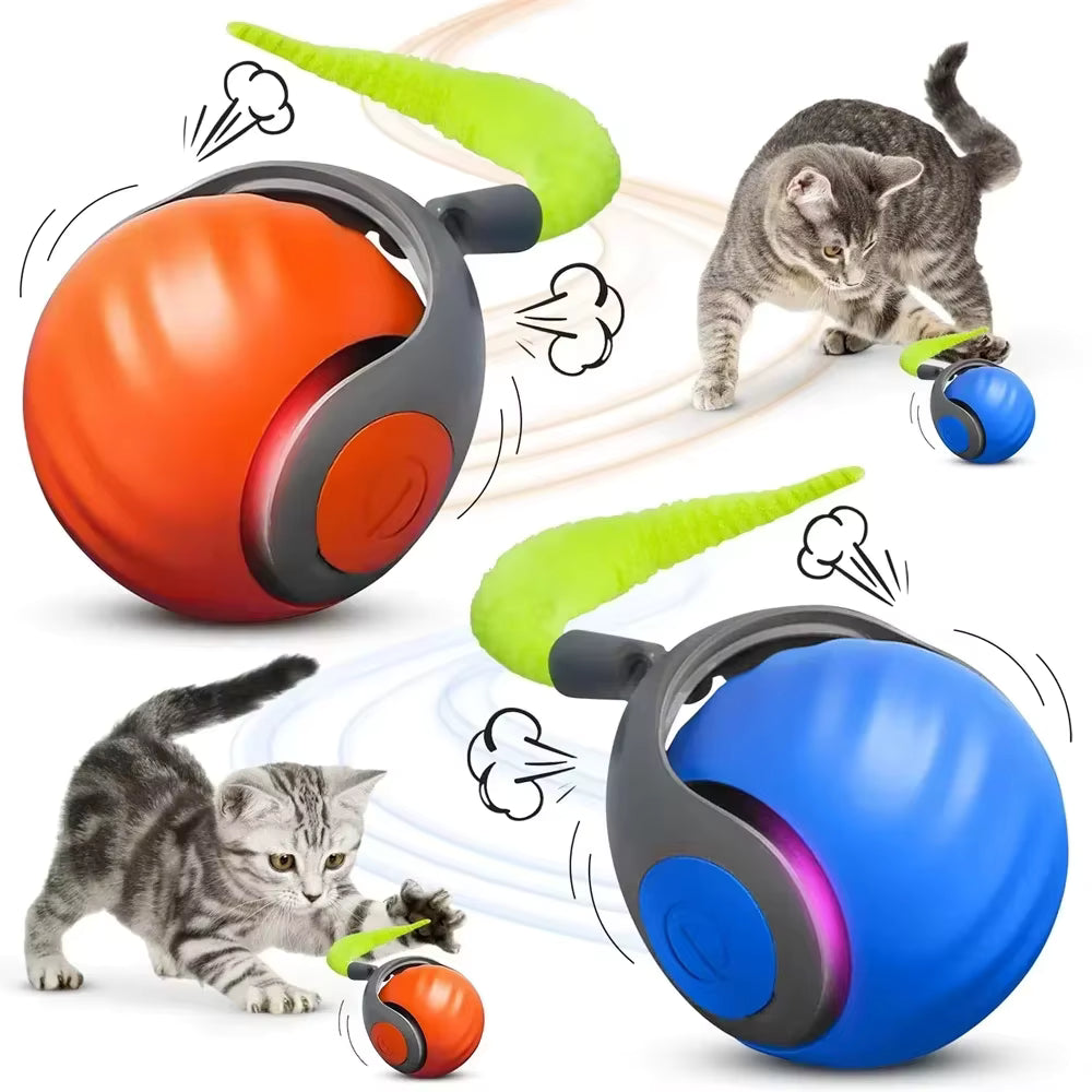 Giocattolo Interattivo per Gatti con Attivazione Automatica | Giochini per Gattini per Intrattenimento e Riduzione dello Stress