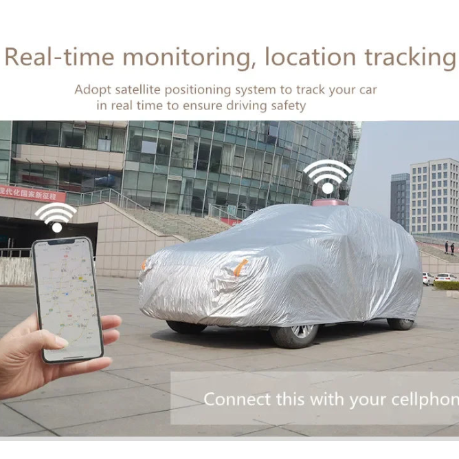 Automatic Retractable and Foldable Car Sunshade | Waterproof Smart Protection Against Sun and Rain