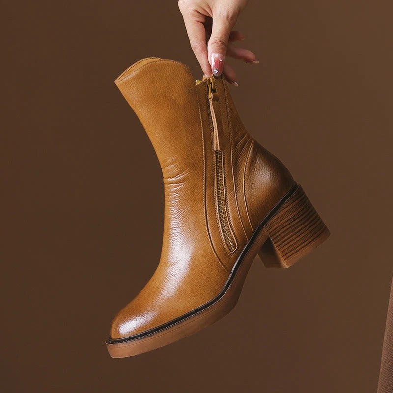Samantha | Elegante Stivaletto Donna in Vera Pelle Autunno/Inverno 1