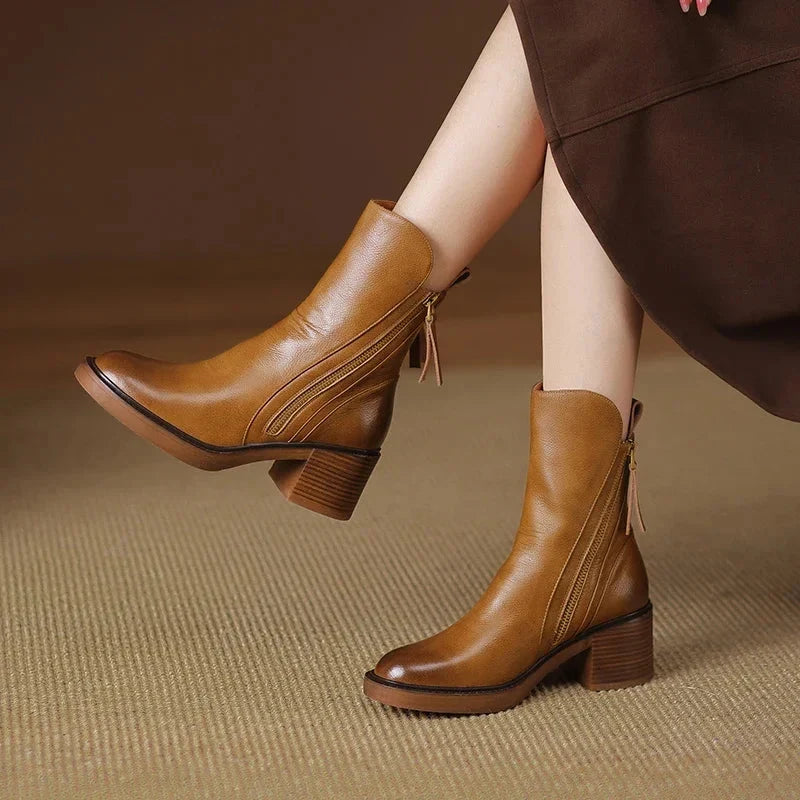Samantha | Elegante Stivaletto Donna in Vera Pelle Autunno/Inverno 4