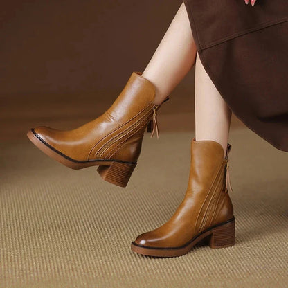 Samantha | Elegante Stivaletto Donna in Vera Pelle Autunno/Inverno 4