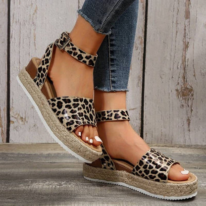 Comfortable Boho Women's Sandals with Platform and Ergonomic Ankle Strap for Comfort and Style