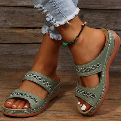 Comfortable Women's Sandals | Summer Orthopedic Sandals with Arch Support | Elegant Design for Effortless Walking
