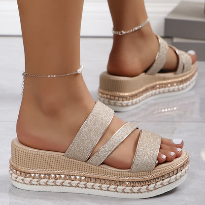 Comfortable Women's Sandals | Platform Sandals with Orthopedic Sole | Elegant Design for Total Comfort