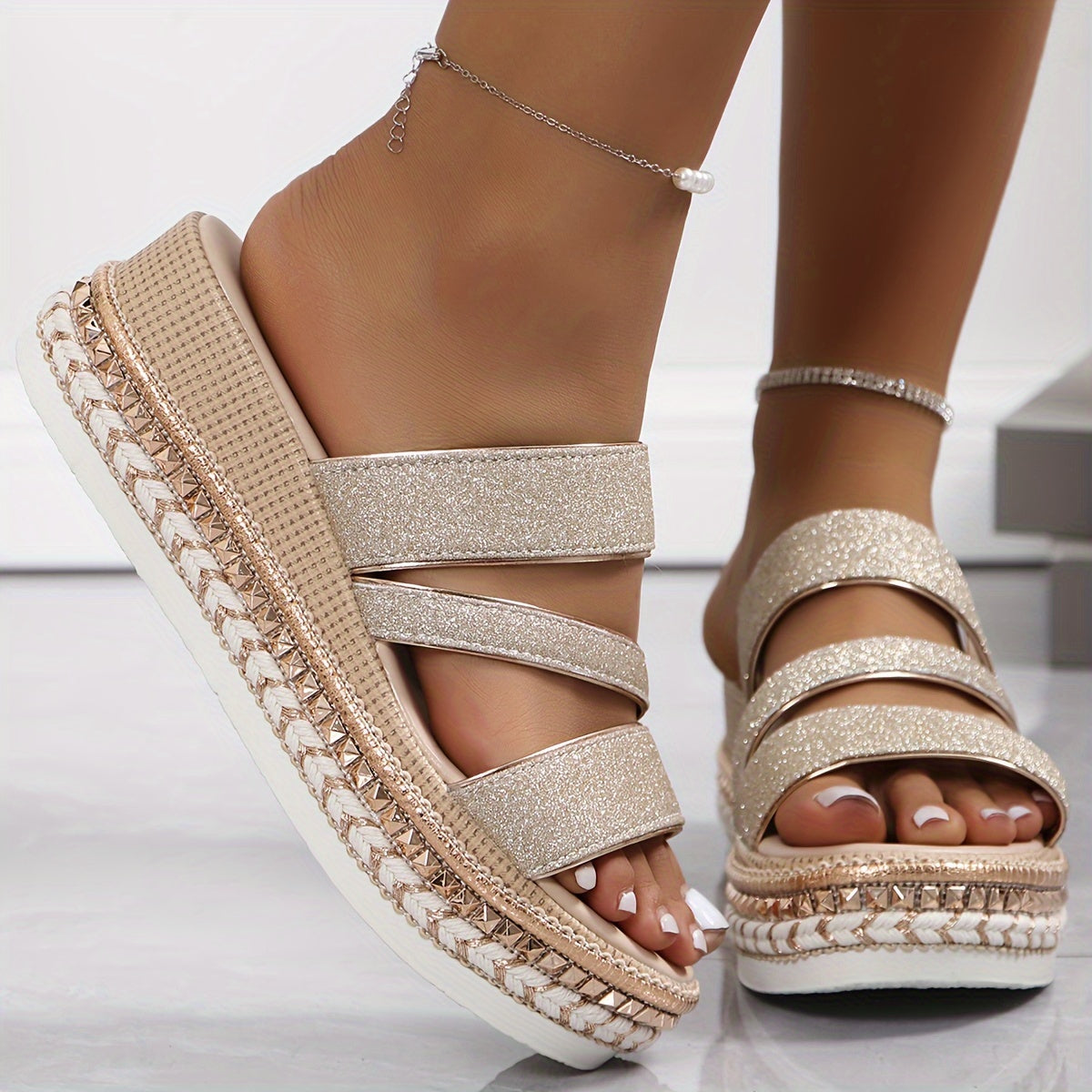 Comfortable Women's Sandals | Platform Sandals with Orthopedic Sole | Elegant Design for Total Comfort