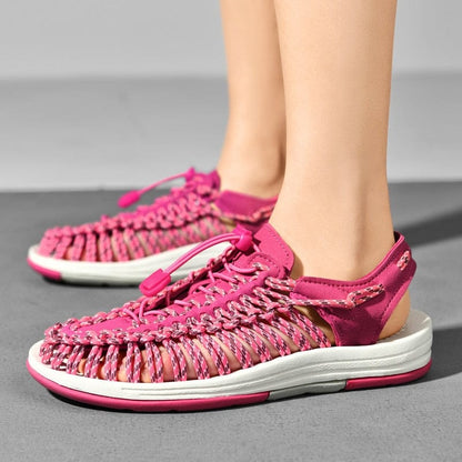 Women's Summer Sandals | Woven Design with Flexible Sole | Comfort and Style for Every Occasion