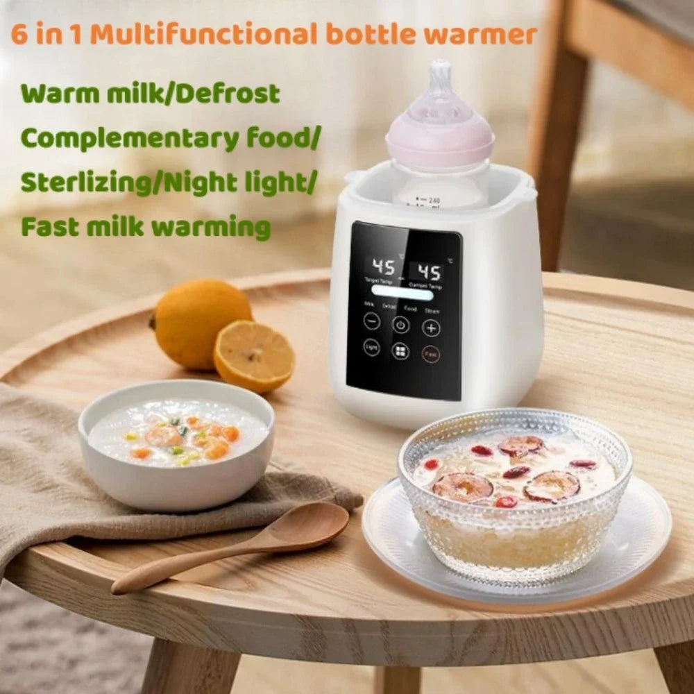 Scaldabiberon Portatile Multifunzionale 6 in 1 con Controllo Preciso della Temperatura per Alimentazione Sicura 1