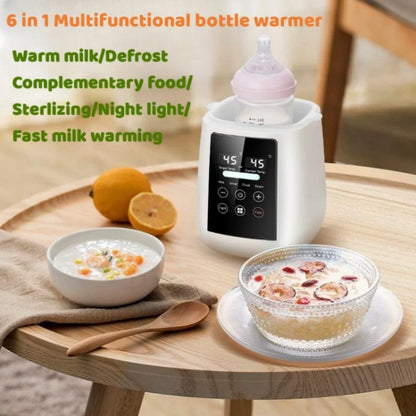 Scaldabiberon Portatile Multifunzionale 6 in 1 con Controllo Preciso della Temperatura per Alimentazione Sicura 1