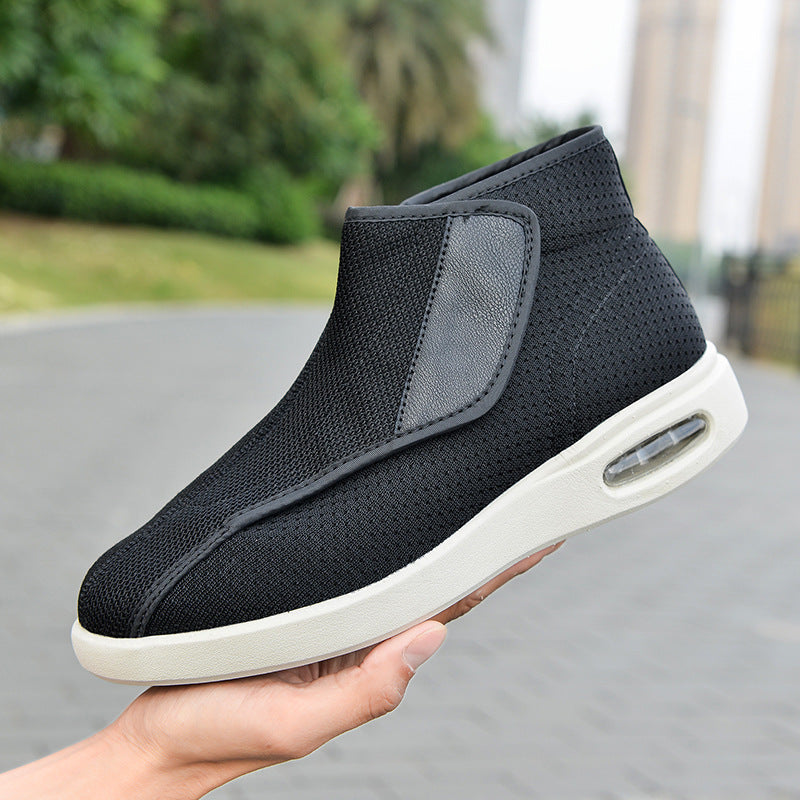 Scarpe Invernali Ortopediche Larghe con Fodera in Pile - Comfort e Calore per Piedi Sensibili 0