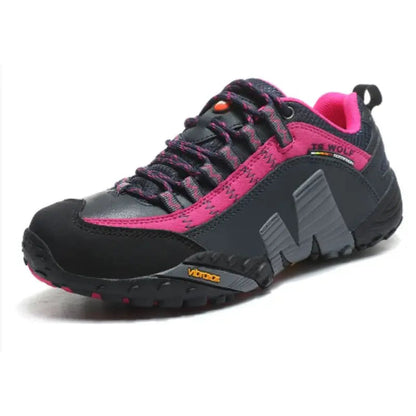 Men's Trekking Shoes | Waterproof Leather with Non-Slip Sole | Comfort and Durability for Outdoor Adventures