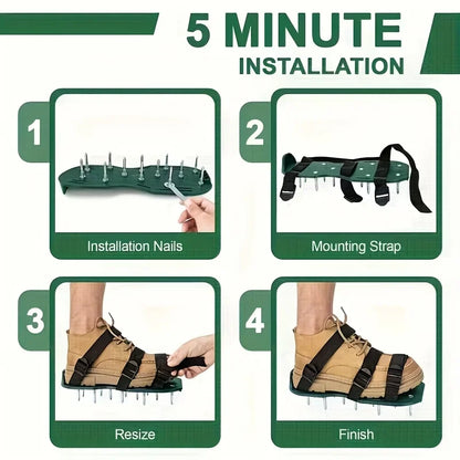 Ventilated Gardening Shoes with Non-Slip Sole | Adjustable Boots for Comfort and Stability