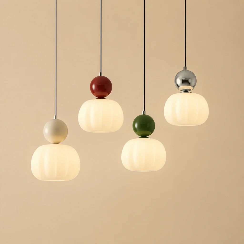 Scout | Elegant Cream Art Déco Pendant Lamp for Modern Interiors 1