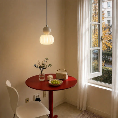 Scout | Elegant Cream Art Déco Pendant Lamp for Modern Interiors 3