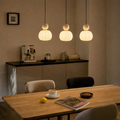 Scout | Elegant Cream Art Déco Pendant Lamp for Modern Interiors 5