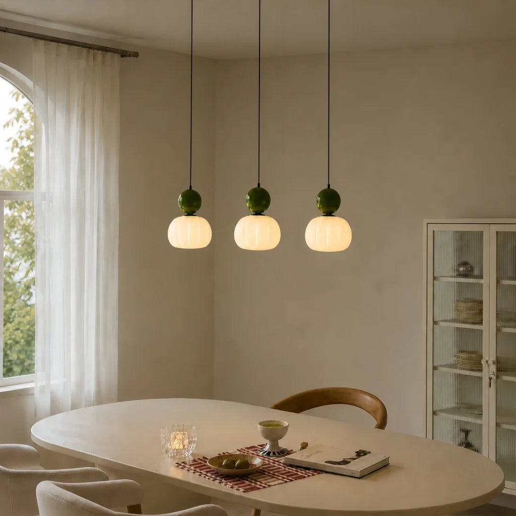 Scout | Elegant Cream Art Déco Pendant Lamp for Modern Interiors 6