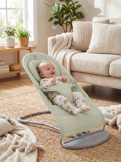 Sdraietta Neonato Ergonomica con Movimento a Dondolo Naturale | Comfort e Sicurezza per il Tuo Bambino 5